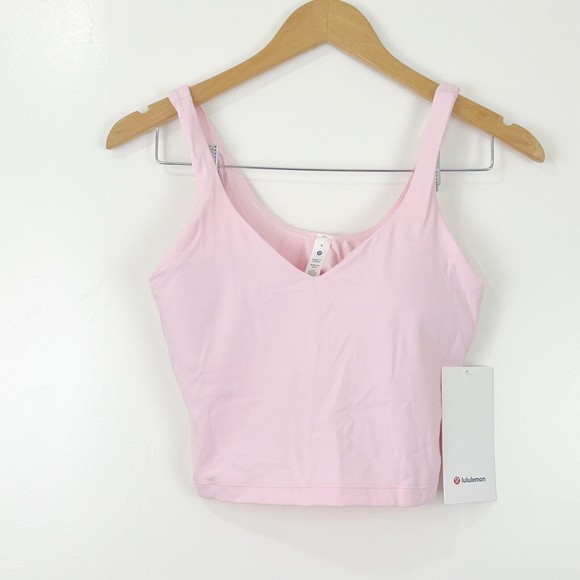 NWT Lululemon Align Cropped Tank Top Strawberry Milkshake Size 10 - Picture 1 of 8